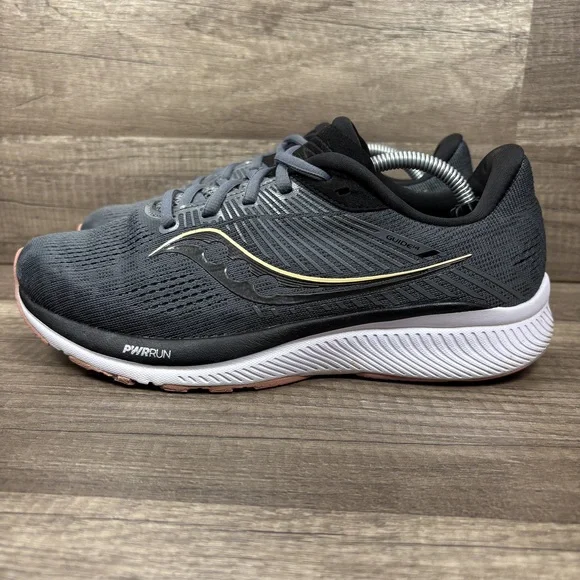 Saucony Guide 14 Gray Womens US Size 8.5 EUR 40 S10654-45 Running Shoes - Picture 4 of 11